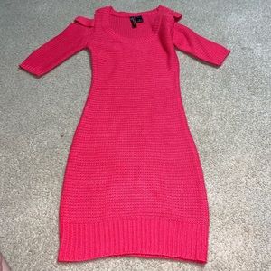 Sweater Pink Dress